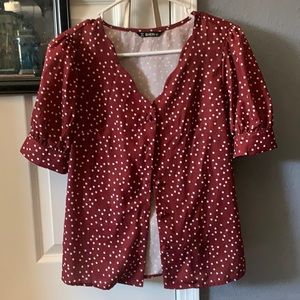 Polka Dotted Blouse